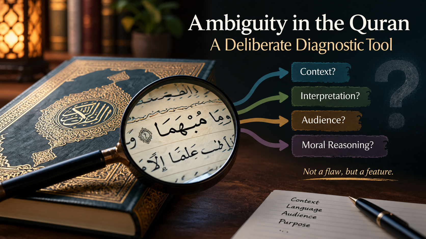 Quran Uses Ambiguity to Test People